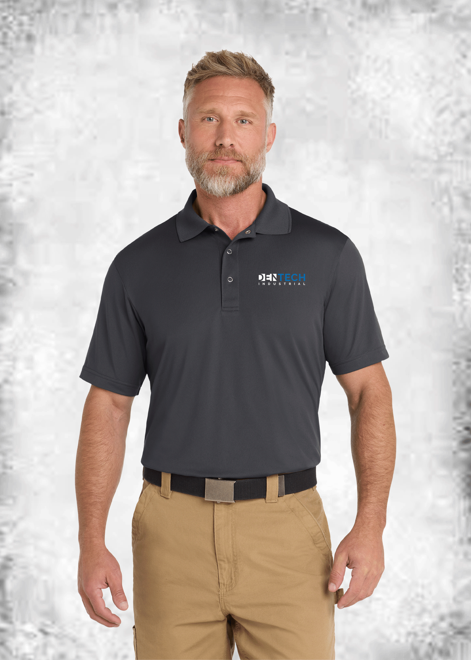 CornerStone® Button Free Micropique Gripper Polo